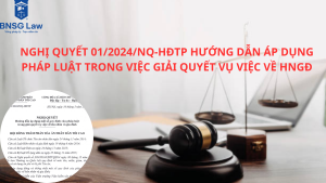 Nghị quyết 01/2024/NQ-HĐTP ngày 16/5/2024