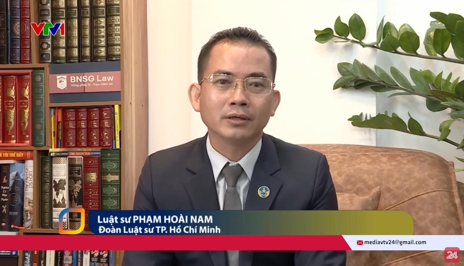 Luật sư Phạm Hoài Nam phân tích các chế tài hình sự đối với tội phạm lừa đảo trực tuyếnNguồn: VTV